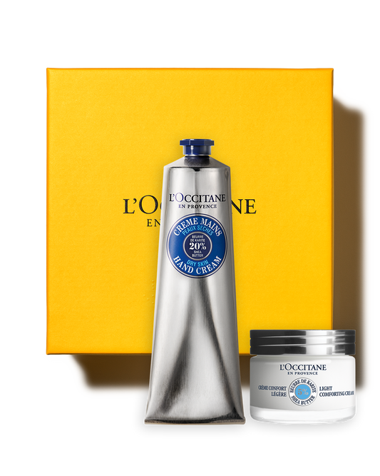 Shea Hand & Light Comforting Face Cream Duo