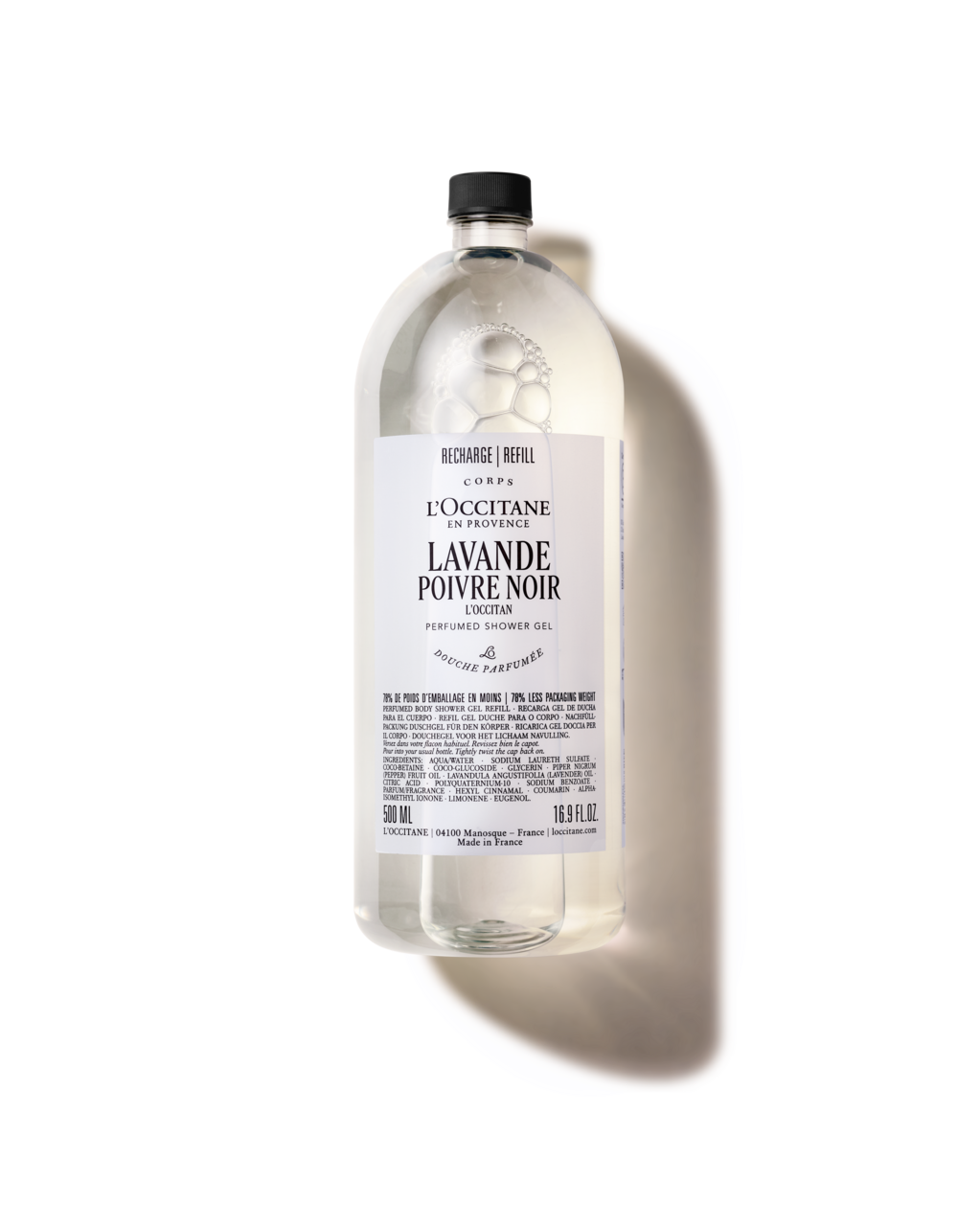 Lavande Poivre Noir (L'Occitan) Perfumed Shower Gel Refill